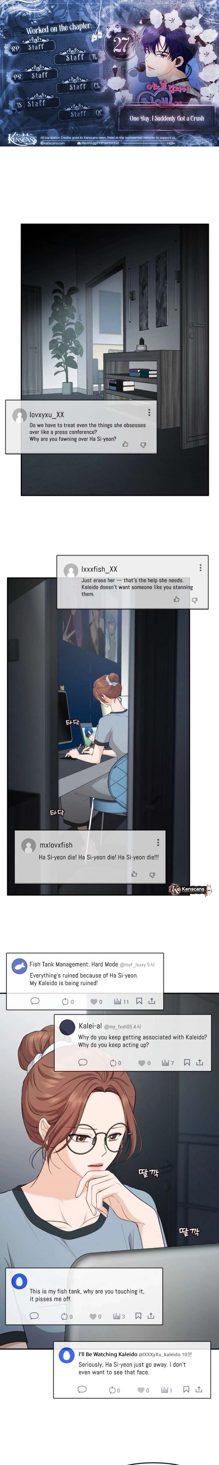 One Day, I Suddenly Got a Crush Chapter 27 - Page 1