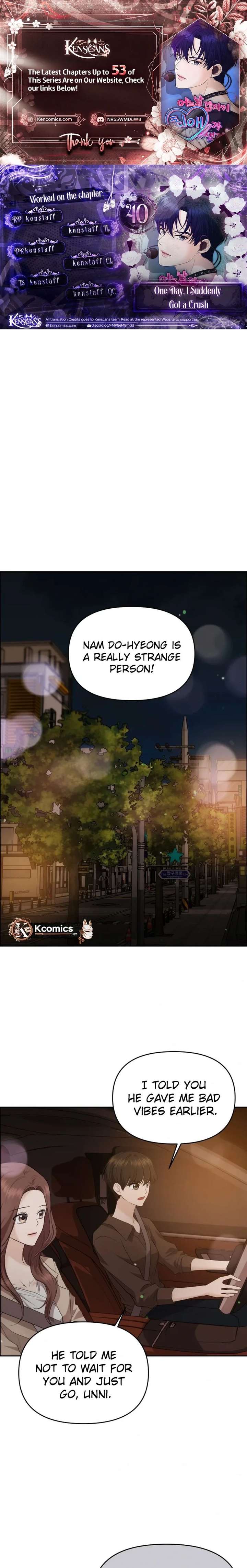 One Day, I Suddenly Got a Crush Chapter 40 - Page 1