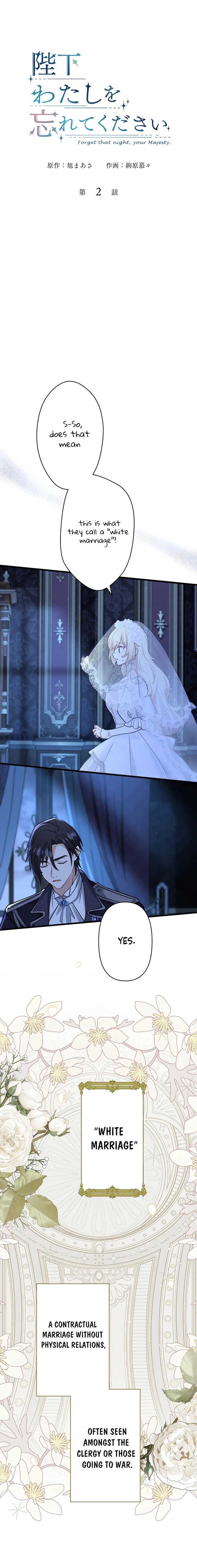 Forget That Night, Your Majesty Chapter 2 - Page 2