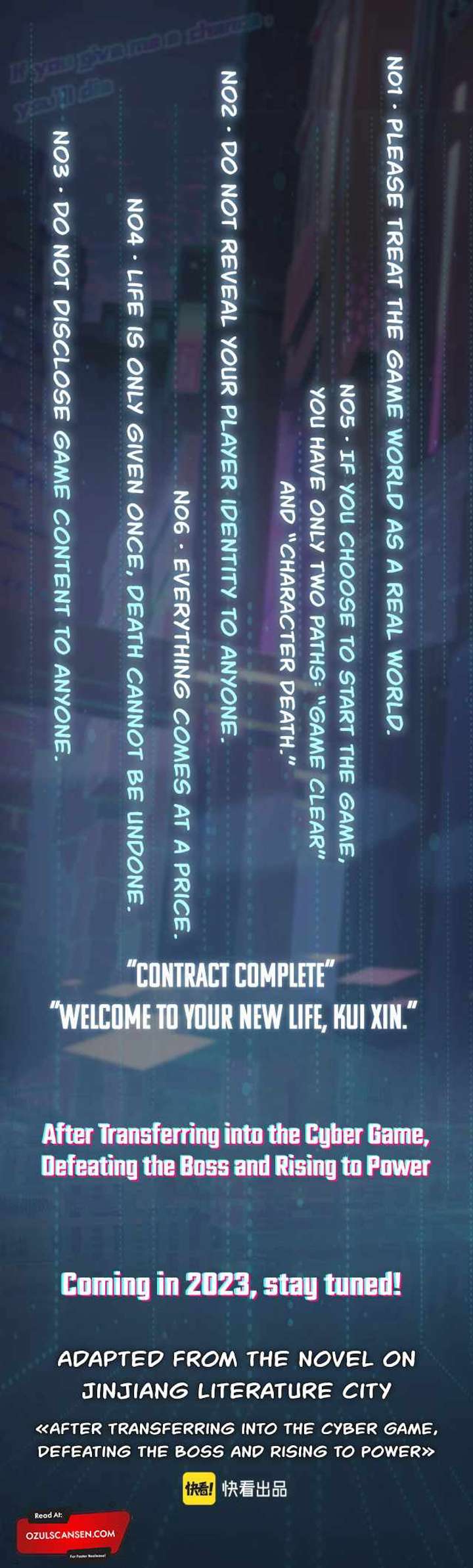 Transmigrating Into the Cyber Game After Being on Top for Killing Boss Chapter 0 - Page 1