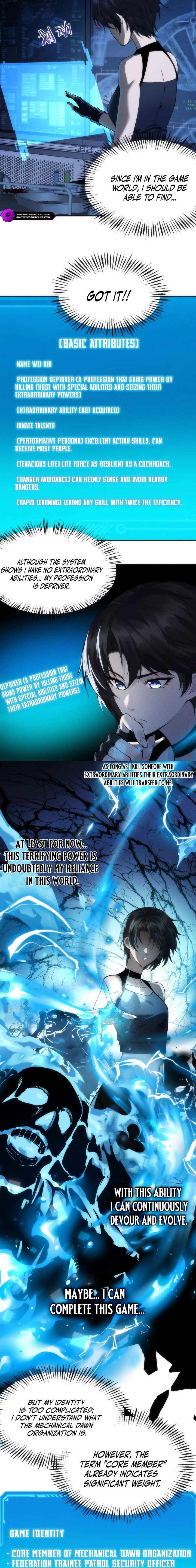 Transmigrating Into the Cyber Game After Being on Top for Killing Boss Chapter 1 - Page 8