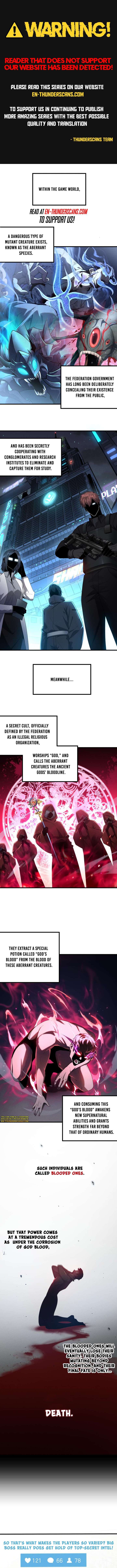 Transmigrating Into the Cyber Game After Being on Top for Killing Boss Chapter 22 - Page 1