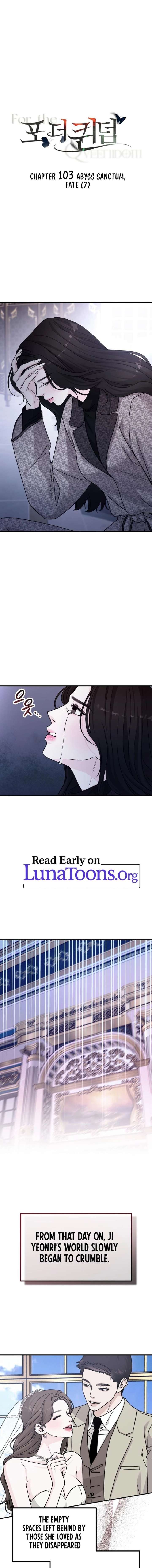 For The Queendom Chapter 103 - Page 1