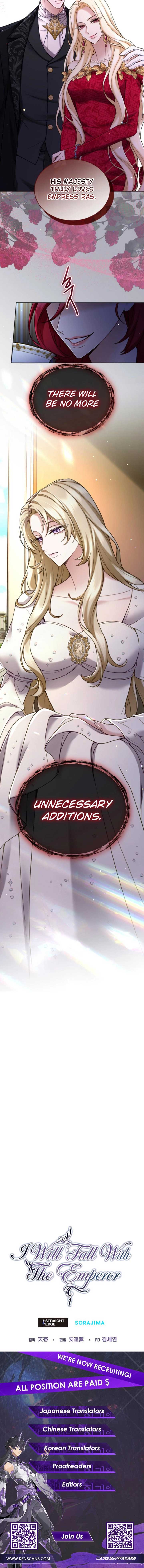 ‏I Will Fall With The Emperor Chapter 137 - Page 9