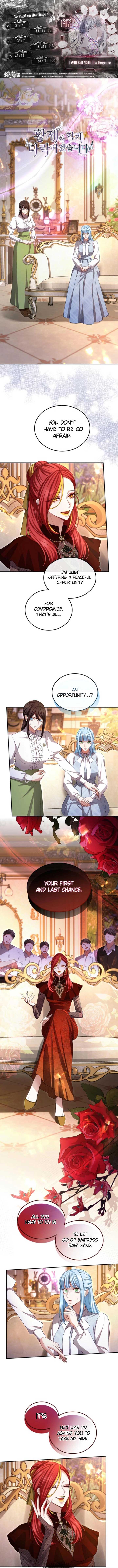 ‏I Will Fall With The Emperor Chapter 147 - Page 1