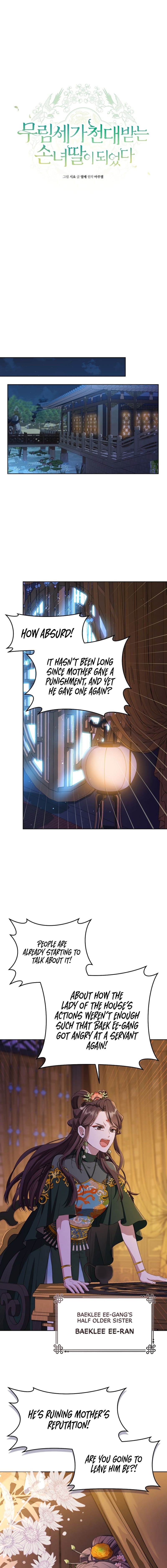 I became the Despised Granddaughter of the Powerful Martial Arts Family Chapter 10 - Page 13