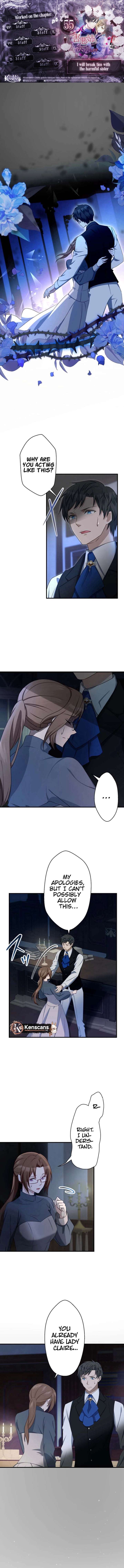 I will break ties with the harmful sister Chapter 55 - Page 1