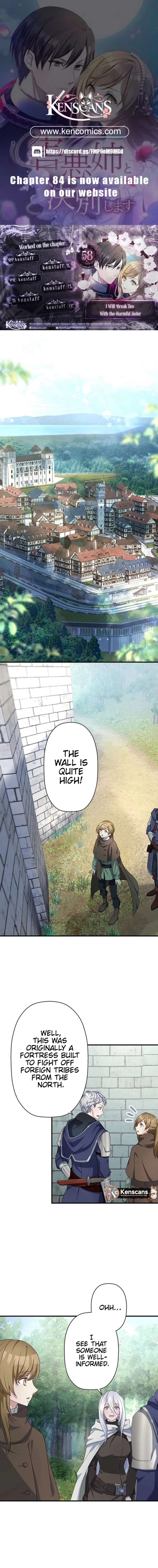 I will break ties with the harmful sister Chapter 58 - Page 1