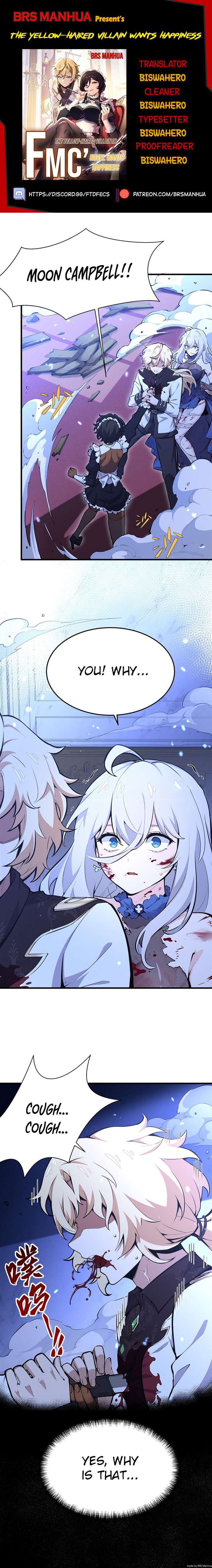 The Yellow-Haired Villain in Female Main Character’s Novel Wants Happiness Chapter 10 - Page 1