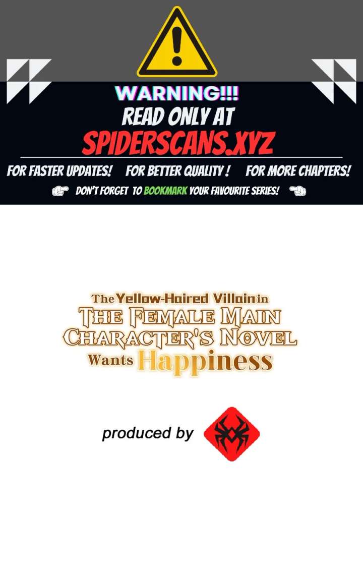 The Yellow-Haired Villain in Female Main Character’s Novel Wants Happiness Chapter 48 - Page 1