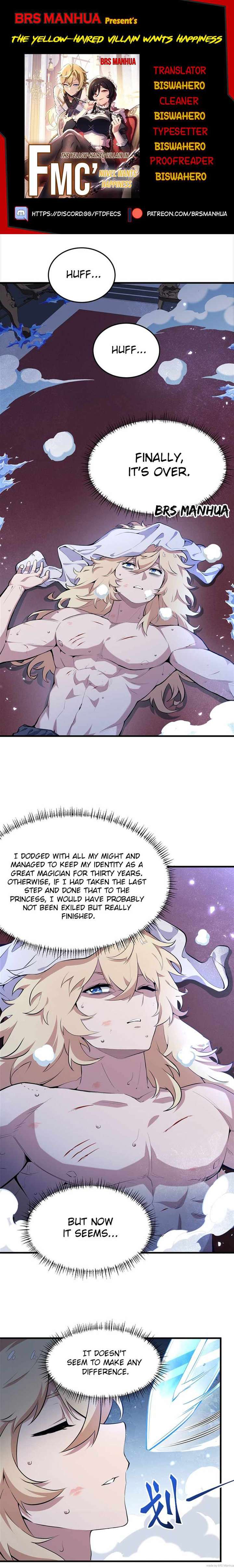 The Yellow-Haired Villain in Female Main Character’s Novel Wants Happiness Chapter 8 - Page 1