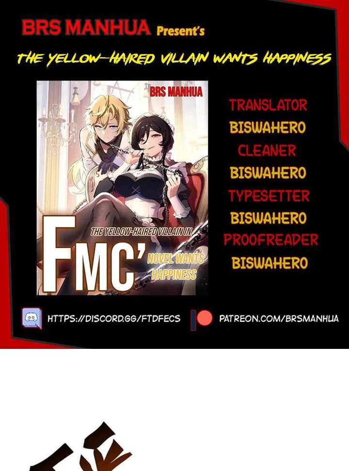 The Yellow-Haired Villain in Female Main Character’s Novel Wants Happiness Chapter 9 - Page 1