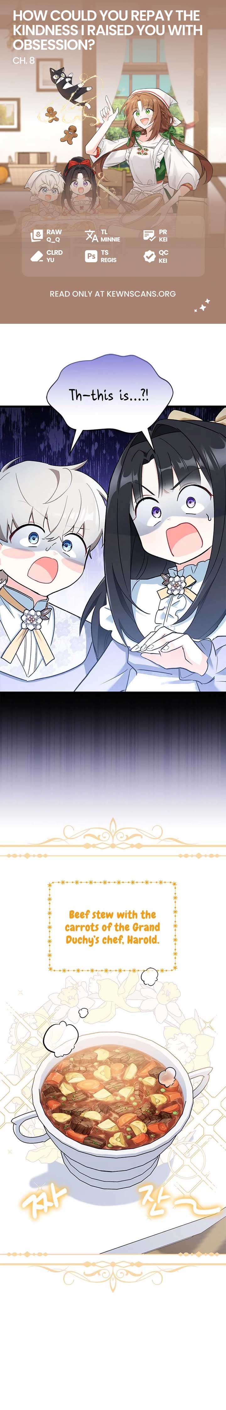 I’m Repaying The Kindness That Raised Me With Obsession Chapter 8 - Page 1