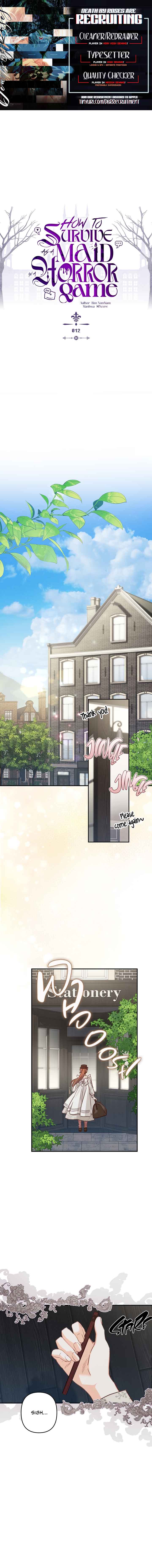 How to Survive as a Maid in a Horror Game Chapter 12 - Page 1