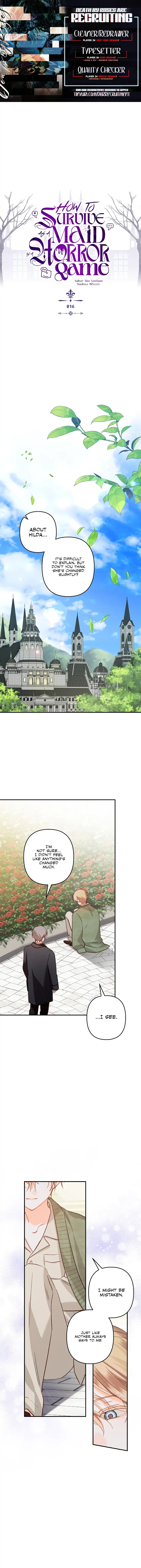 How to Survive as a Maid in a Horror Game Chapter 16 - Page 1