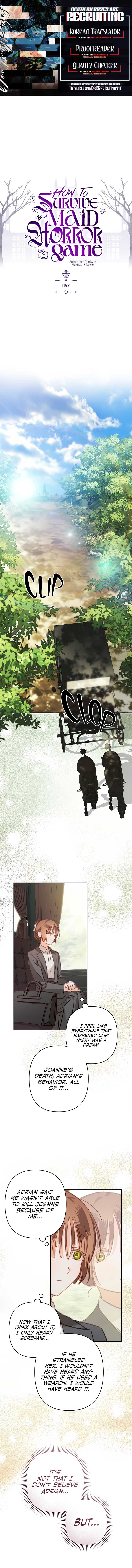 How to Survive as a Maid in a Horror Game Chapter 47 - Page 1