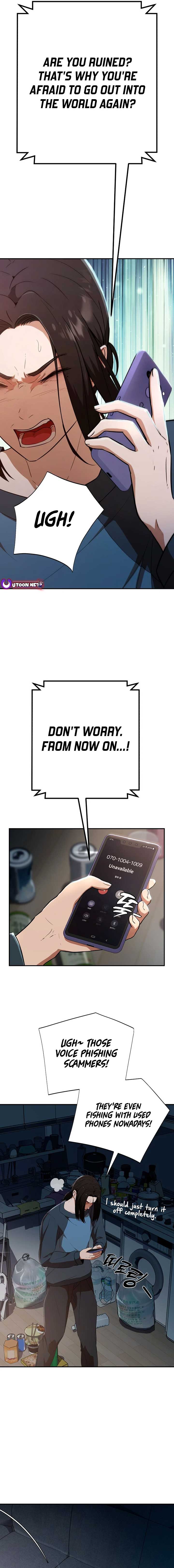 It’s voice phishing, but it’s a life reversal Chapter 1 - Page 19