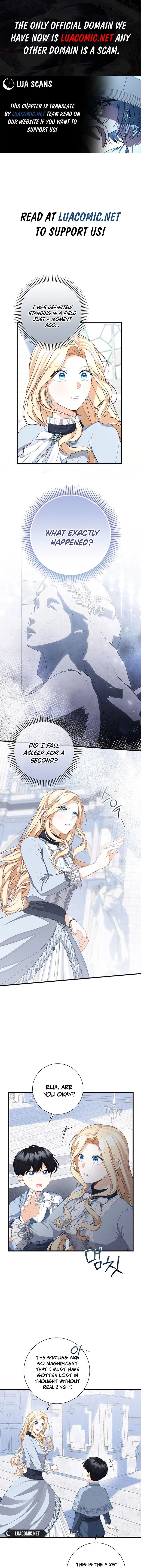 I Became the Mother of the Supporting Male Lead’s Son Chapter 16 - Page 1