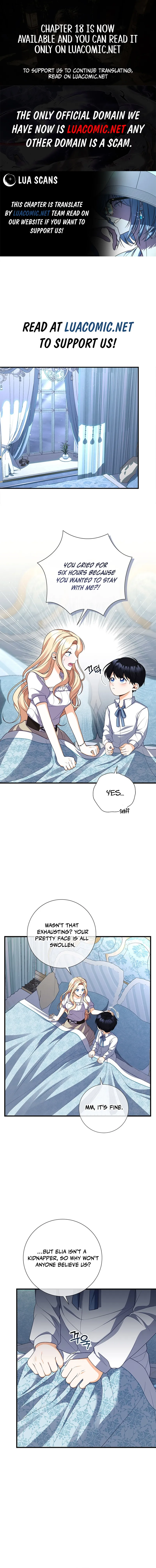 I Became the Mother of the Supporting Male Lead’s Son Chapter 4 - Page 1