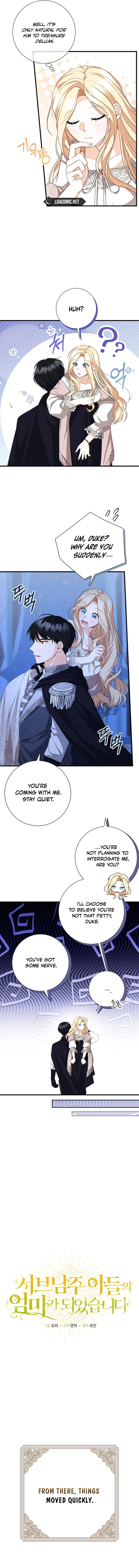 I Became the Mother of the Supporting Male Lead’s Son Chapter 8 - Page 6
