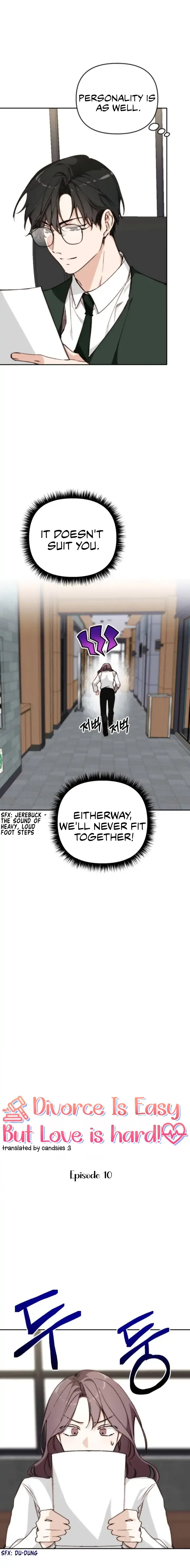 Divorce Is Easy, But Love Is Hard Chapter 10 - Page 9