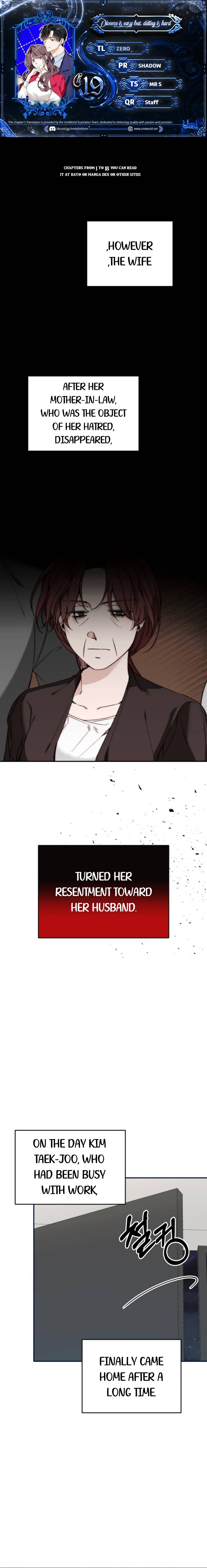 Divorce Is Easy, But Love Is Hard Chapter 19 - Page 1