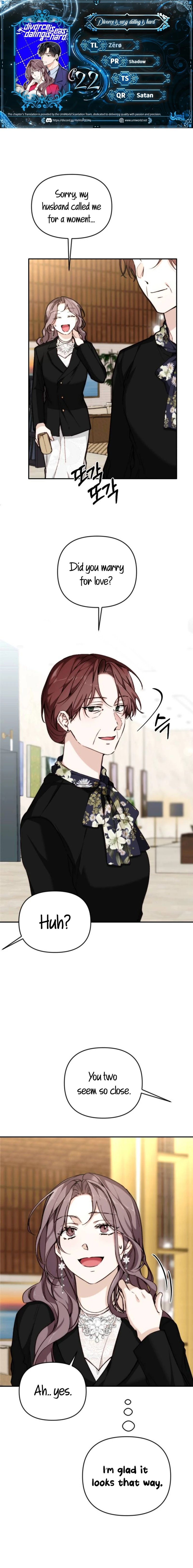 Divorce Is Easy, But Love Is Hard Chapter 22 - Page 1