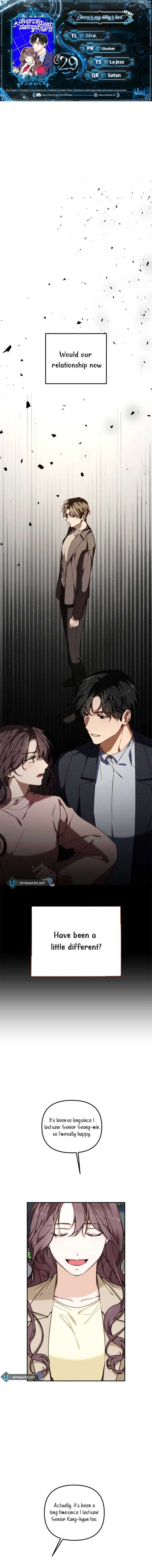 Divorce Is Easy, But Love Is Hard Chapter 29 - Page 1