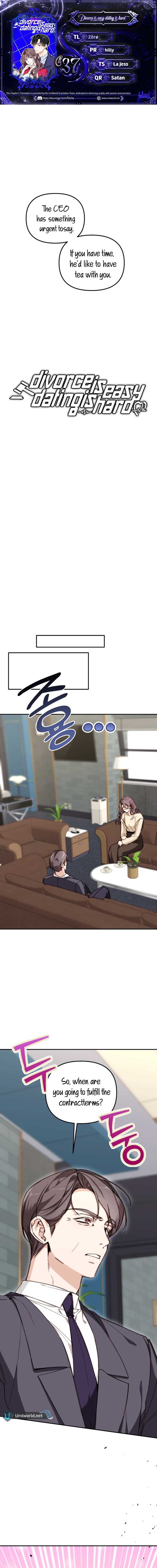 Divorce Is Easy, But Love Is Hard Chapter 37 - Page 1
