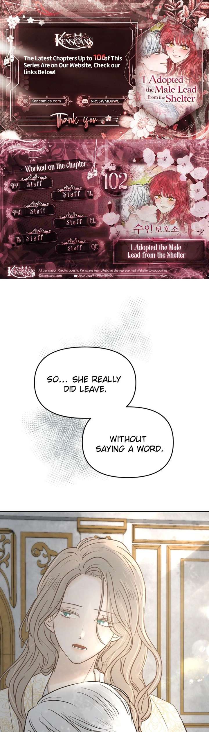 I Adopted a Male Lead From a Prison Shelter Chapter 102 - Page 1