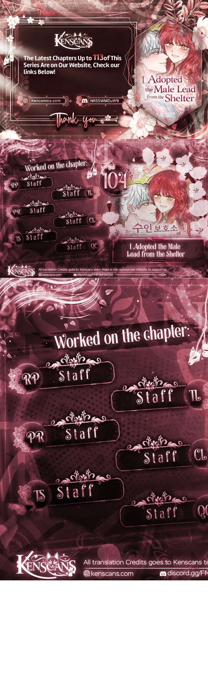 I Adopted a Male Lead From a Prison Shelter Chapter 104 - Page 1