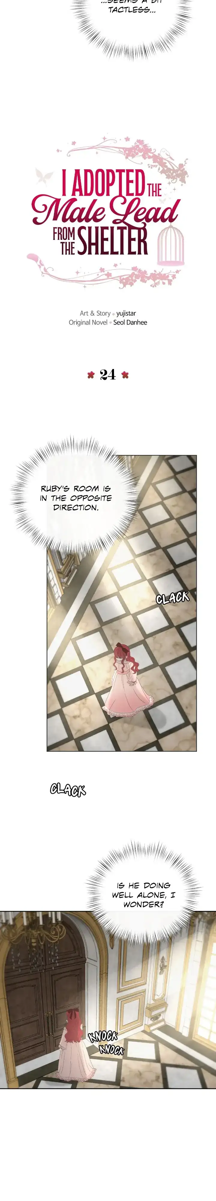 I Adopted a Male Lead From a Prison Shelter Chapter 24 - Page 8