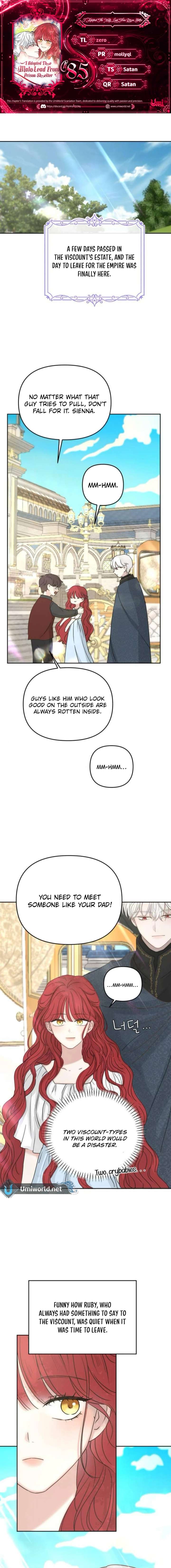 I Adopted a Male Lead From a Prison Shelter Chapter 85 - Page 1