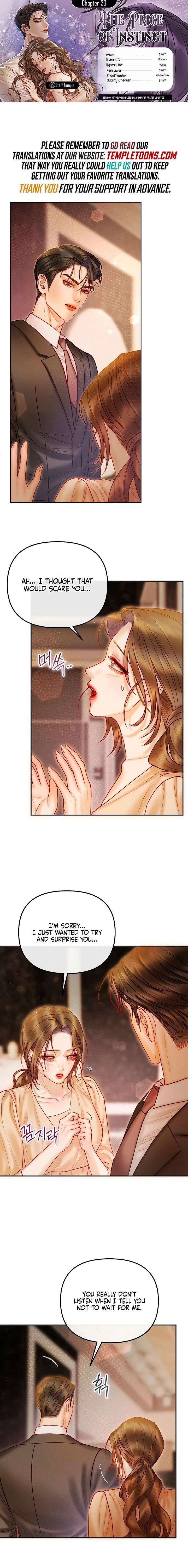 The Price of Instinct Chapter 23 - Page 1