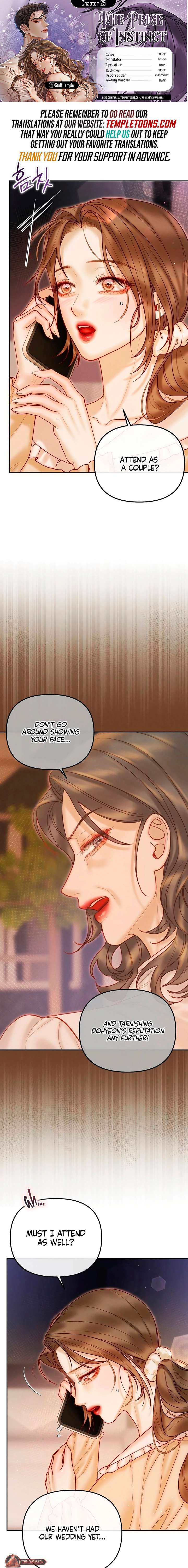 The Price of Instinct Chapter 25 - Page 1