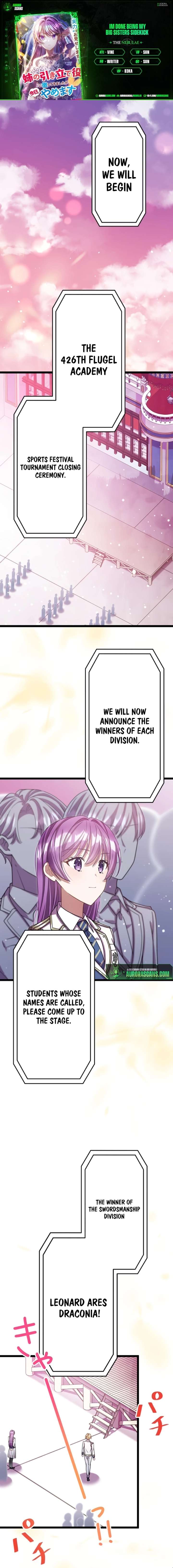 I’m Done Being My Big Sister’s Sidekick Chapter 23 - Page 1