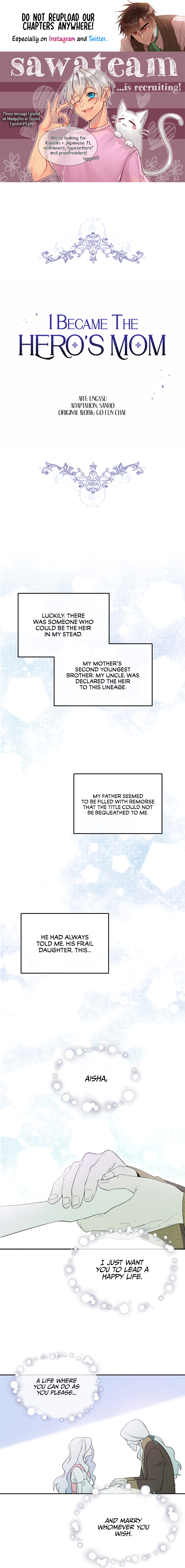 I Became the Hero’s Mom Chapter 26 - Page 1