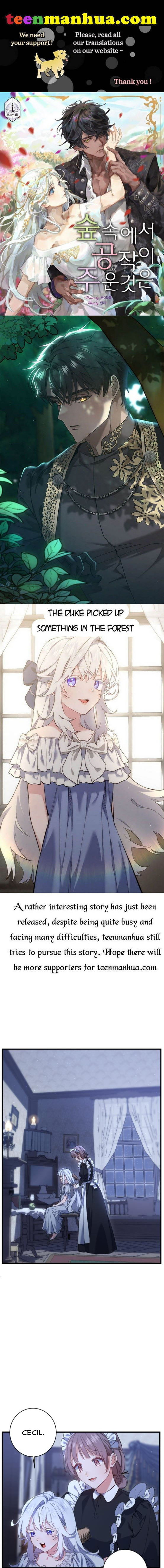 The duke picked up something in the forest Chapter 8 - Page 1