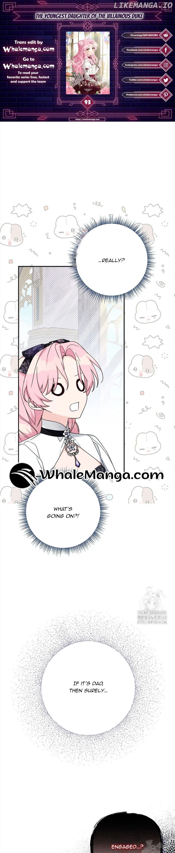 The Youngest Daughter of the Villainous Duke Chapter 93 - Page 1