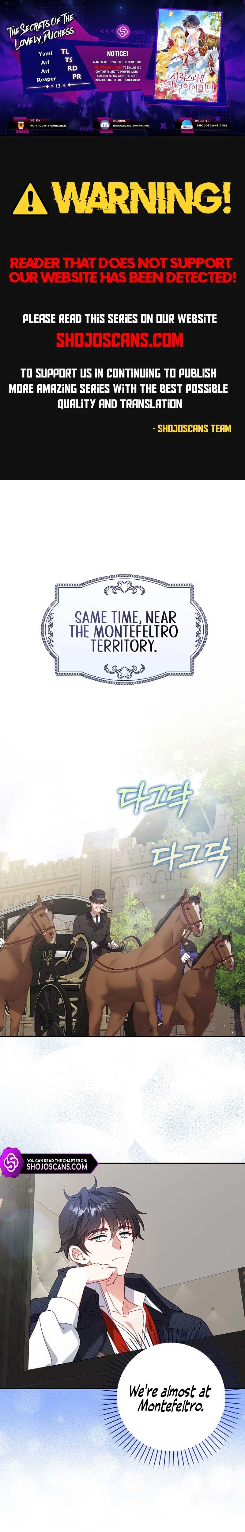 The secrets of the lovely duchess Chapter 14 - Page 1