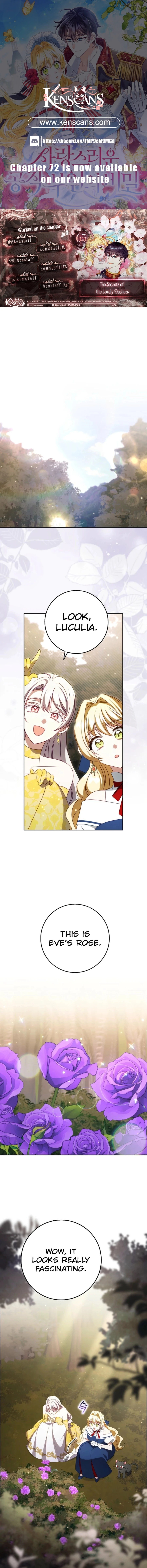 The secrets of the lovely duchess Chapter 63 - Page 1