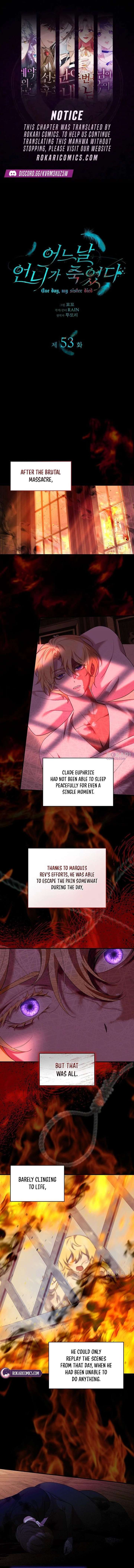 One Day My Sister Died Chapter 53 - Page 1