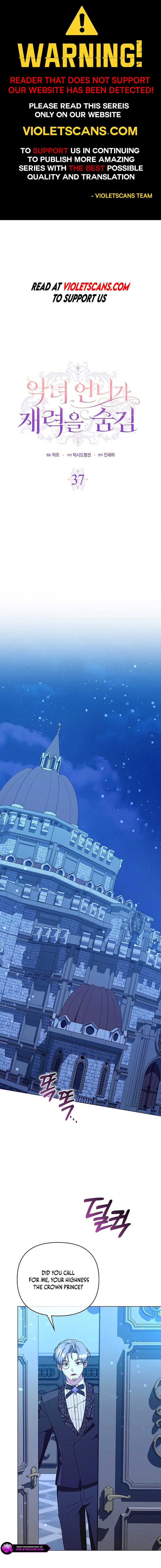 The Villainess Hides Her Wealth Chapter 37 - Page 1