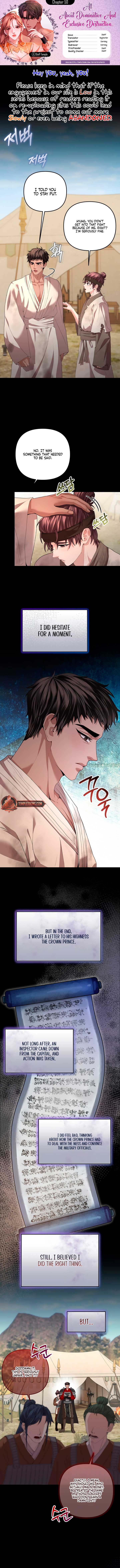 All About Dominative And Exclusive Destruction Chapter 50 - Page 1