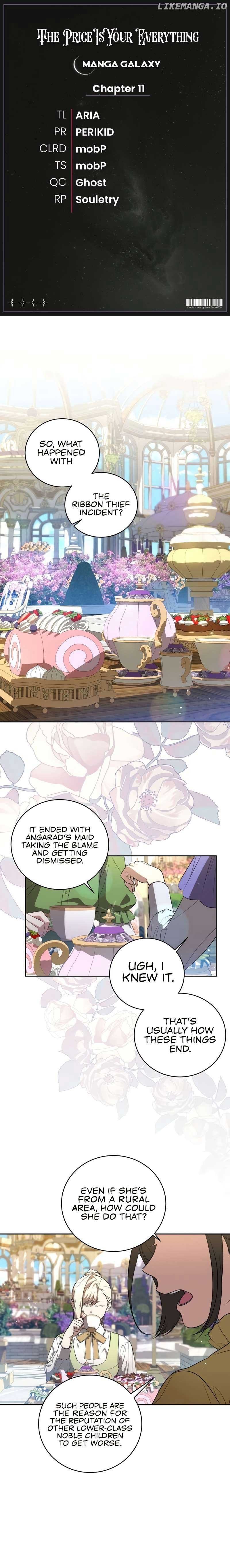 The Price Is Your Everything Chapter 11 - Page 1