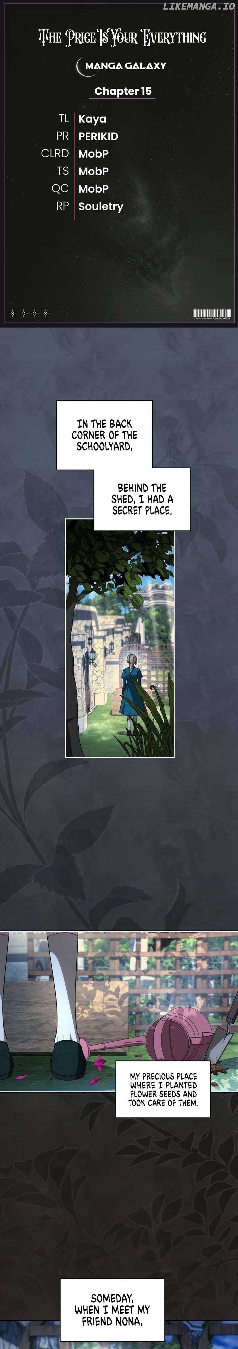 The Price Is Your Everything Chapter 15 - Page 1