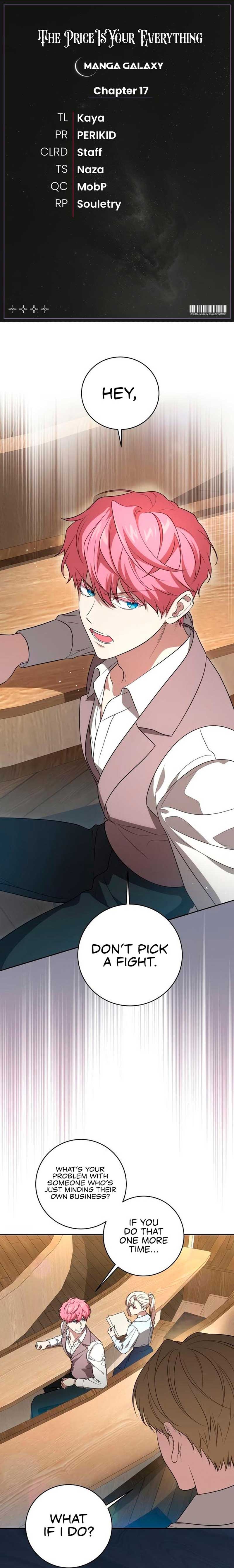 The Price Is Your Everything Chapter 17 - Page 1