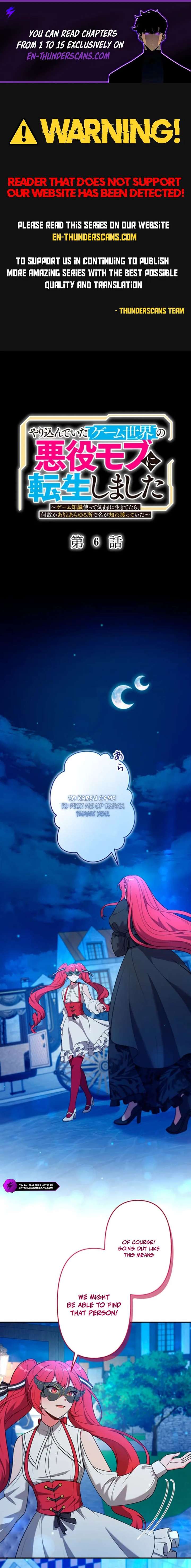 I Reincarnated as a Minor Villain Mob and Somehow Became Famous Chapter 6 - Page 1