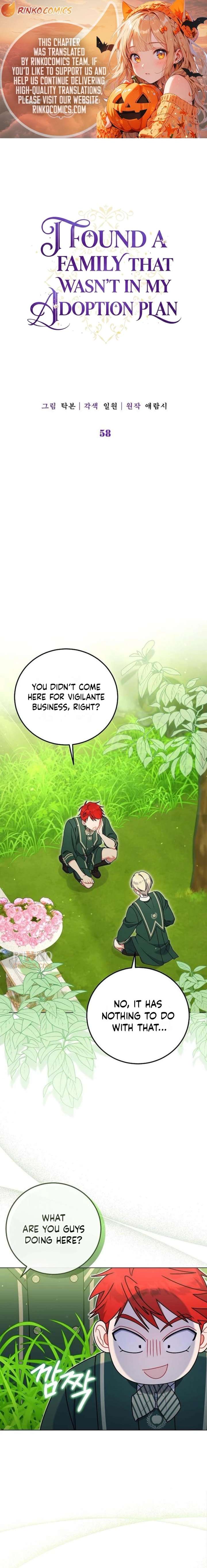 I Found A Family That Wasn’t In My Adoption Plan Chapter 58 - Page 1
