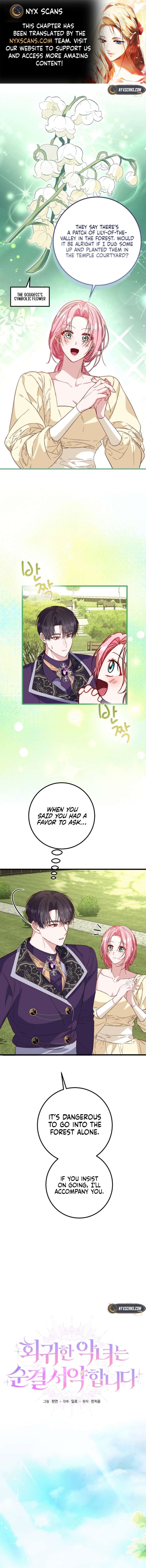 The Regressed Villainess Takes a Vow of Chastity Chapter 18 - Page 1